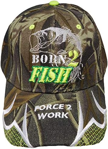 AES Doğan 2 Balık Gücü 2 İş Kamuflaj Camo İşlemeli Kap Şapka 922A
