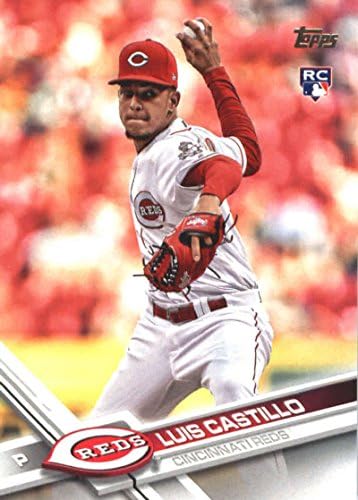 2017 Güncelleme Serisi US139 Luis Castillo Cincinnati Reds Beyzbol Çaylak Kartı