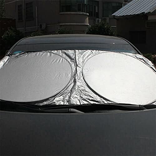 FZZDP Evrensel araç ön camı Kapağı Otomobil Güneşlik Kalkanı Cam Güneşlik Kapak Yaz Ön Cam Ön Cam Kapağı