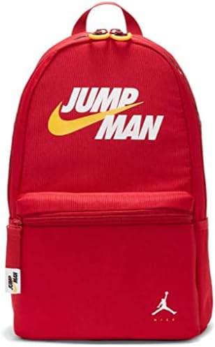 Nike Air Jordan Jumpman Sırt Çantası (Tek Beden, Karbon Funda) (Spor Salonu Kırmızısı, Tek Beden)