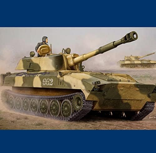 FMOCHANGMDP Tankı 3D Bulmacalar Plastik Model Kitleri, 1/35 Ölçekli Rus 2S1 Kendinden tahrikli Obüs Modeli, Yetişkin
