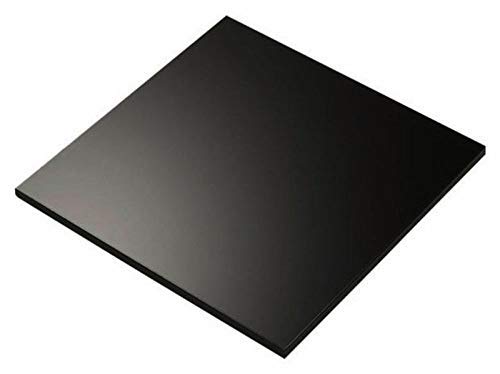 2 Paket 1/4 (6mm) Siyah Akrilik Pleksiglas Levha 8 x 12 Döküm (0.220 -0.236) Kalın AZM