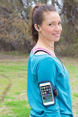 Retrak / Emerge iPhone 5s / Samsung Galaxy S III Geri Çekilebilir Kulak Bantlı Orta Spor Kol Bandı - Perakende Ambalaj