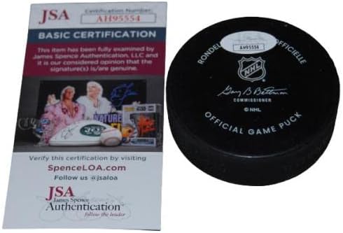 FİLİP FORSBERG imzalı (NASHVİLLE PREDATORS) OYUN hokeyi diski JSA COA AH95554-İmzalı NHL Diskleri