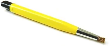 Scratch Fırça Kalem Tarzı ile Geri Çekilebilir Pirinç Kıllar Metal Kil, İpuçları için Takı, İzle, Sikke Temizleme,