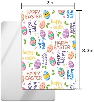 OComster Mutlu Paskalya Renkli Yumurta Kompakt Ayna Toplu 4 Paket Kart Aynası, Bahar Paskalya Yumurtaları Çanta için