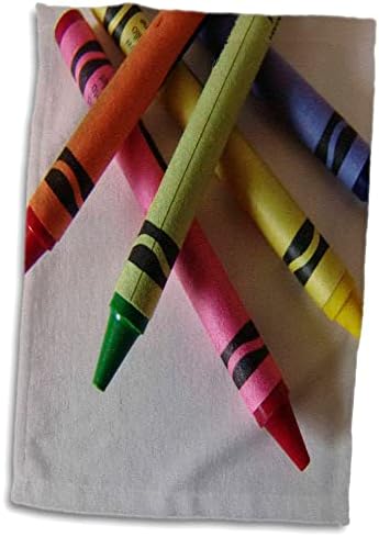 3dRose Florene Çocuk Sanatı-Color Me Boya Kalemi-Havlular (twl-7925-1)