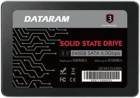 Dataram 240 GB 2.5 SSD Sürücü Katı Hal Sürücü ile Uyumlu HP ELİTEDESK 800 G2 (SFF ve Kule)