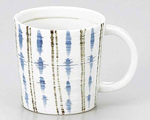 Tokusa Kasumi Mavi 4.4 inç 5 Kupa Seti Japonya'da Yapılan Beyaz porselen