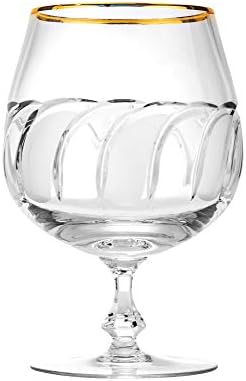 Partilere ve Etkinliklere Ev Sahipliği Yapmak için Zarif ve Modern Rus Kesim Kristal Cam Eşyalar-Martini Bardağı,