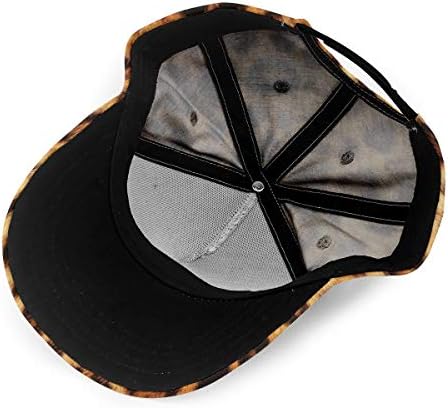 Hayvan Derisi Baskı Unisex Beyzbol Şapkası Düşük Profilli Ayarlanabilir Baba Şapkası