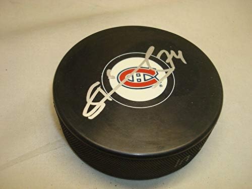Alexei Emelin İmzalı Montreal Canadiens Hokey Diski İmzalı 1B İmzalı NHL Diskleri