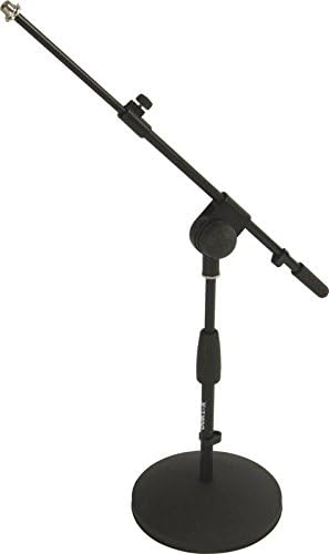 Teleskopik Mikrofon Metal Bom Döner ile Quik Lok Kısa Mikrofon Standı (A-495)