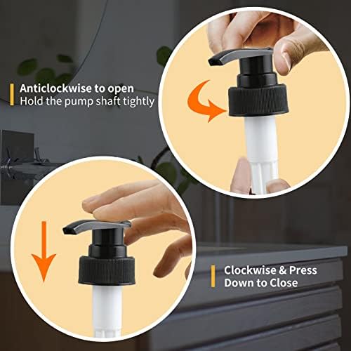 Plastik Pompa Şişeleri 3 Paket Şeffaf Doldurulabilir Sızdırmaz Şişeler Pompa Dağıtıcısı Şampuan ve Dağıtım Losyonları