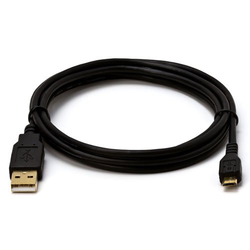 3 FT siyah yüksek hızlı USB 2.0 A / mikro B 5 Pin Erkek M / M Veri Kablosu