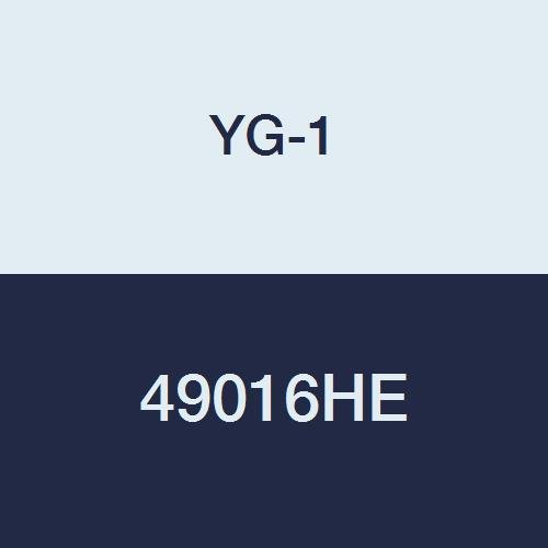 YG-1 49016HE HSS Parmak Freze, 2 Flüt, Minyatür Saplama Uzunluğu, Çift, TiAlN-Extreme Finish, 2 Uzunluk, 9/64