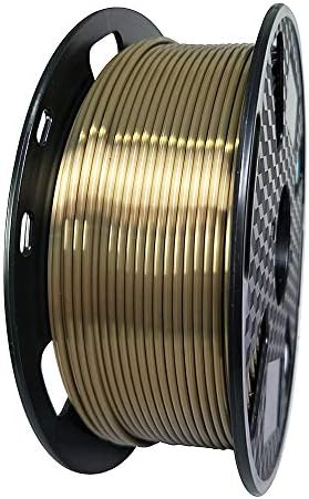 2.85 mm İpek Antik Altın PLA Filament 3mm 3D Yazıcı Filament 1 KG 2.2 LBS Baskı Malzemesi İpeksi Altın Filament Metalik