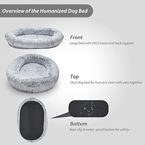 Homguava Büyük Fasulye Torbası Yatağı İnsanlar için BeanBag köpek yatağı İnsan Boyutlu Büyük köpek yatağı Yetişkinler