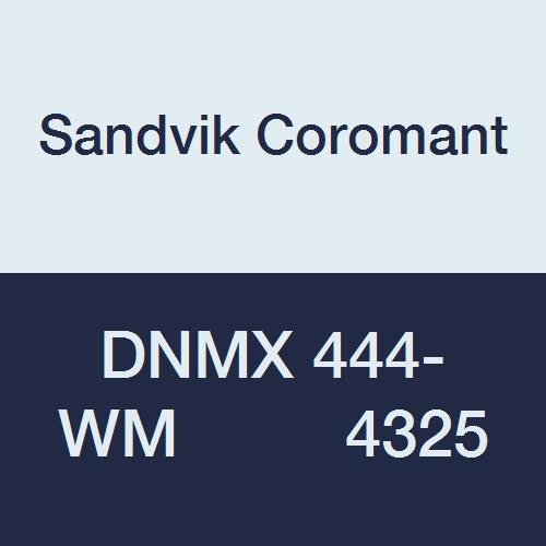 Sandvik Coromant, DNMX 444-WM 4325, T-Max P Tornalama için Kesici Uç, Karbür, Elmas 55°, Nötr Kesim, 4325 Kalite,
