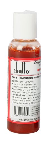 Chatto Uzun Ömürlü Çilek Kırmızı Geliştirme Organik Saç Rengi Şampuanı, 2fl oz