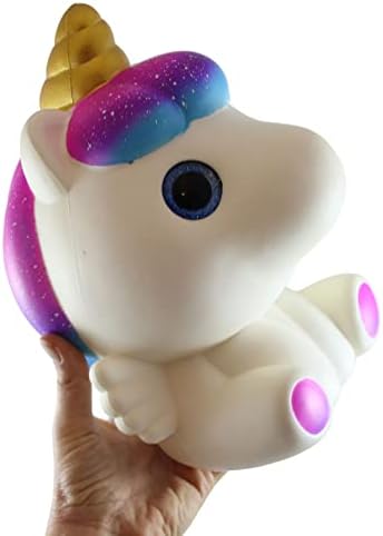 Jumbo Pegasus Unicorn Squishy Yavaş Yükselen Köpük Pet Hayvan Oyuncak Kokulu Duyusal, Stres, Fidget Oyuncak