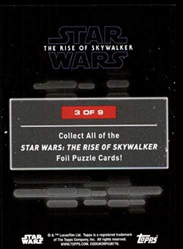 2020 Topps Yıldız Savaşları Yükselişi Skywalker Serisi 2 Folyo Bulmaca Kartı 3 Jannah Ticaret Kartı