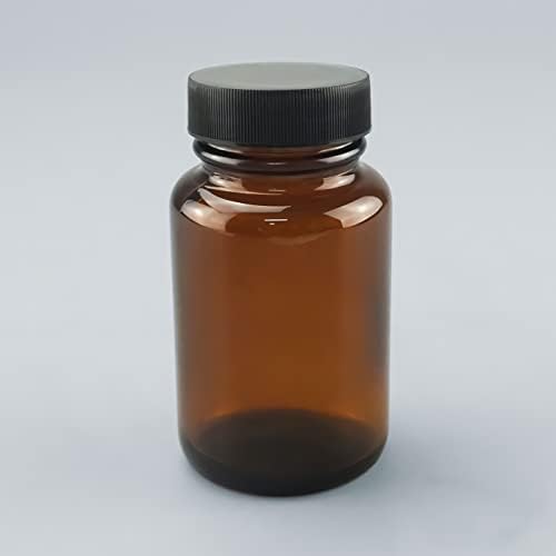 ADAMAS-BETA 12 adet-500 ml Kahverengi Reaktif Şişesi PP Kapaklı ve PE Mat, laboratuvar Plastik kapaklı şişe Örnek