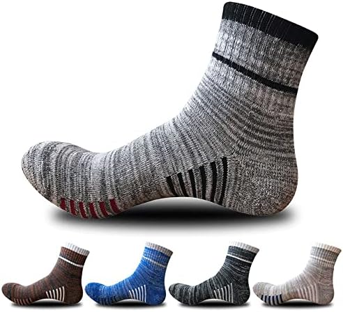 WENLII erkek varis çorabı Erkekler Merinos Yünü Siyah Ayak Bileği Pamuk Çorap Basketbol Spor varis çorabı Adam için