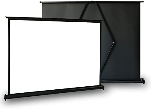 Masa üstü projeksiyon perdesi Taşınabilir küçük ekran Zemin ayakta projeksiyon ekranı geri çekilebilir film ekranı