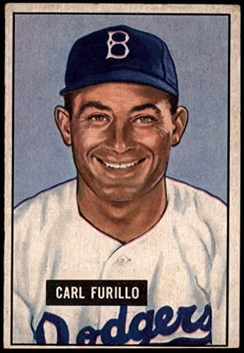 1951 Okçu 81 Carl Furillo Brooklyn Dodgers (Beyzbol Kartı) VG / ESKİ Dodgers