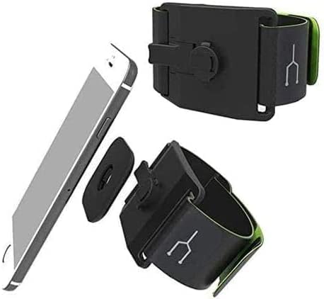 Navitech Siyah Cep Telefonu Su Geçirmez Koşu Kemer Kemer Uyumlu WithBLU G91 Akıllı Telefon