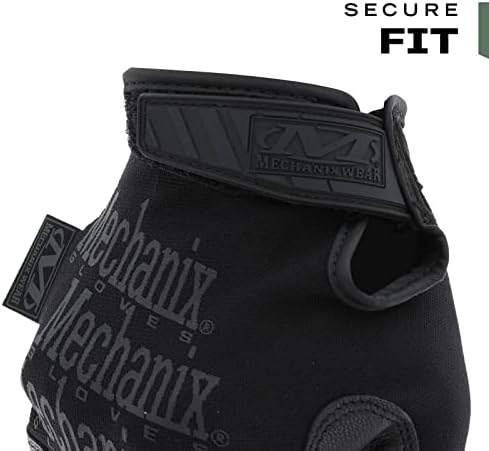 Mechanix Wear: Taktik Özel Keşif Gizli İş Eldivenleri (Küçük, Tamamı Siyah)