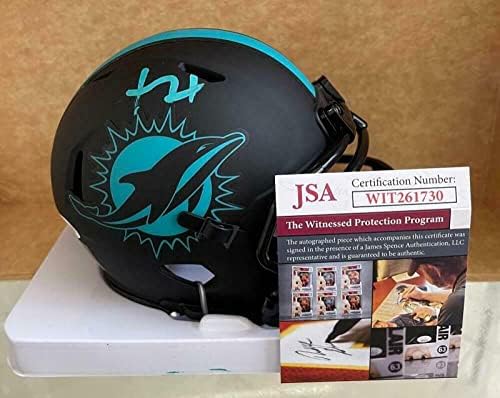 Xavien Howard Miami Dolphins İmzalı Eclipse Mini Kask Jsa Wıt261730 İmzalı NFL Mini Kasklar