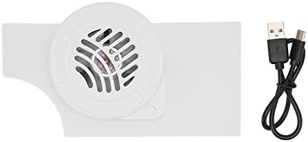 Oyun konsolu soğutma fanı, kullanımı kolay beyaz USB şarj konsolu soğutma fanı oyun sunucusu için mavi ışık ile