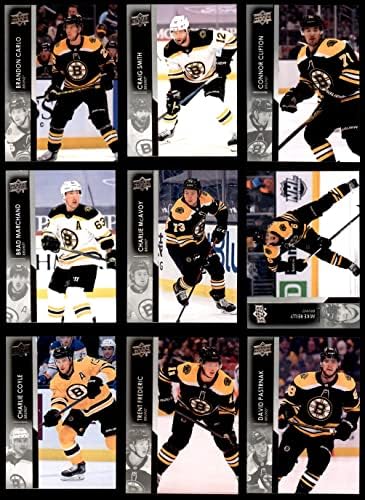 2021-22 Üst Güverte Boston Bruins Neredeyse Tamamlandı Takım Seti Boston Bruins (Set) NM / MT Bruins