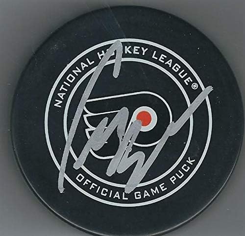 İmzalı CRAİG BERUBE Philadelphia Flyers Oyun Hokeyi Diski-İmzalı NHL Diskleri