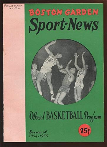 23 Ocak 1955 NBA Programı Boston Celtics'te Philadelphia Warriors-NBA Programları