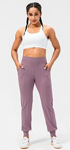 Lavento kadın Jogger Sweatpants Rahat Streç Salonu Aktif Koşu cepli pantolon