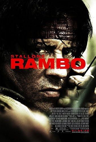 Rambo 13,5 X 20 Orijinal Tanıtım Filmi Afişi Sylvester Stallone 2008