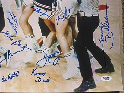 1972 ABD Basketbol Takımı 13x Takım imzaladı 16x20 Foto PSA / DNA Olimpiyatları