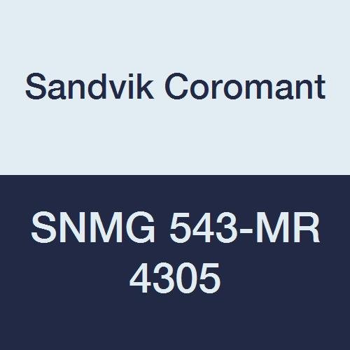 Sandvik Coromant, SNMG 543-MR 4305, Tornalama için T-Max P Kesici Uç, Karbür, Kare, Nötr Kesim, 4305 Kalite, Ti(C,N)+Al2O3+Kalay,