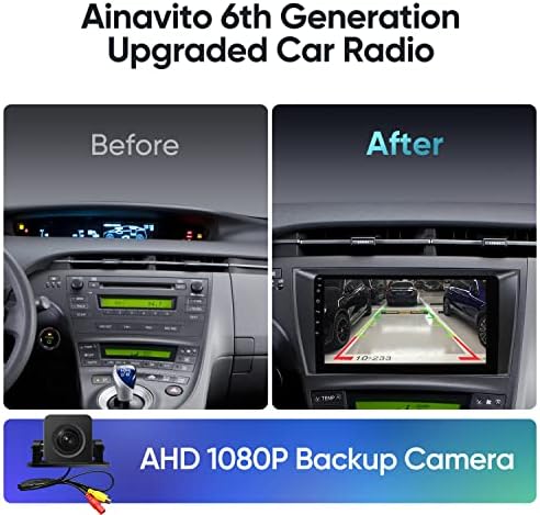9 İnç (2G+32G) 5G WiFi 8 Çekirdekli 48EQ Airplay Araba Stereo Radyo Toyota Prius 2010-2015 için Carplay Android Otomatik