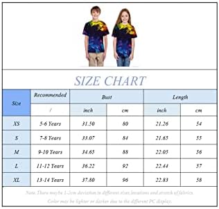 Üstleri Rahat Bluz 3D Baskı Büyük Kız Elbise Çocuklar Genç yazlık t-Shirt Erkek Kız Üstleri Fanila Raf Sutyen