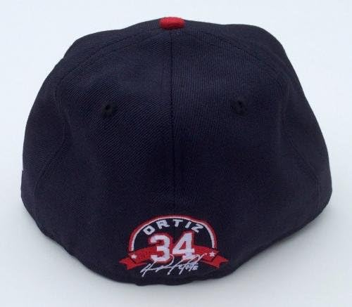 David Ortiz Red Sox İmzalı b. p. Büyük Papi Yeni Dönem Beyzbol Şapkası Psa Coa Ad74525-İmzalı Şapkalar