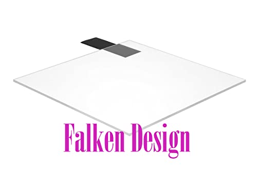 Falken Tasarım Pleksiglas Akrilik Levha-Şeffaf -1 / 8 inç Kalınlığında - 12 x 72 inç