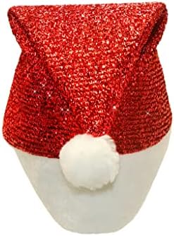 CANAVIS Noel Şapka Noel şapka Santa şapka kadife sequins şapka Tatil parti yeni yıl Unisex Yetişkinler için