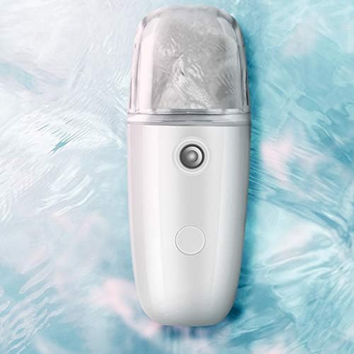 UXZDX USB şarj edilebilir nemlendirici hava difüzörü el su uçucu araba yağ buğulanmış yüz için ışık ile ev (renk :