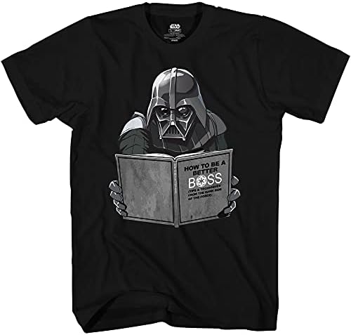 Yıldız savaşları Geliştirmek Darth Vader Nasıl Daha İyi Bir Patron Olunur erkek grafikli tişört Yetişkinler için