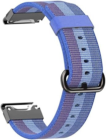 SKM 22mm Tutuşunu Naylon Kordonlu Saat Kayışı Garmin için Fenix 6X6 Pro Smartwatch Easyfit Bilek Bandı Fenix 5X5 Artı