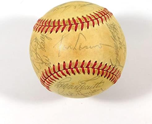 1978 Los Angeles Dodgers ONL Beyzbol (27 Otomobil) İmzaladı Lasorda Sutton Oates - İmzalı Beyzbol Topları